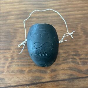 Vintage Retro Black Skull Pirate Plastic Eye Patch Costume rare unique unisex